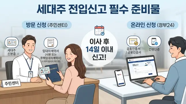 세대주-전입신고